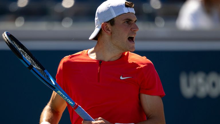 2023 US Open - Day 6 ** STORY AVAILABLE, CONTACT SUPPLIER** Featuring: Jack Draper Where: Queens, New York, United States When: 02 Sep 2023 Credit: David Lobel/INSTARimages  (Cover Images via AP Images)